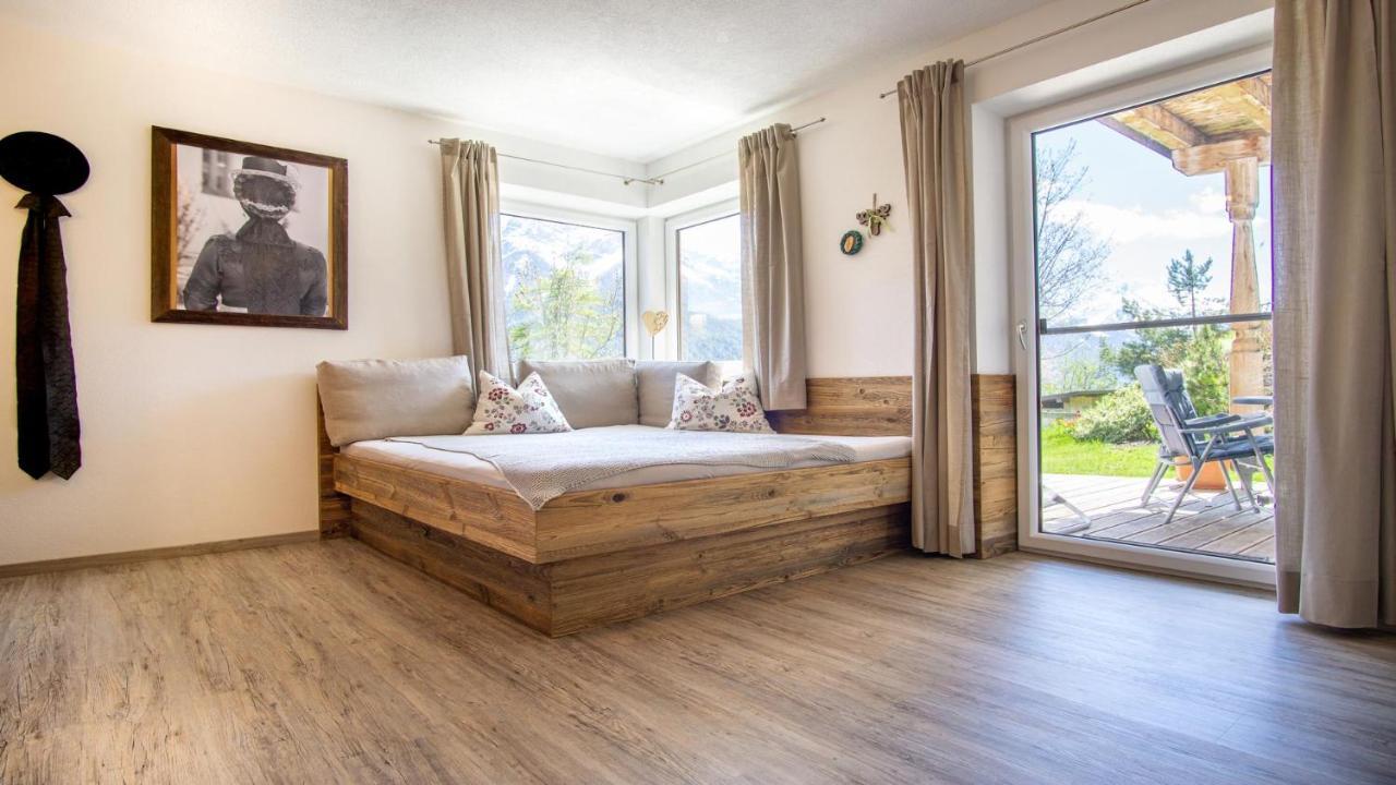 Stubaier Bauern Appartement Telfes im Stubai Buitenkant foto