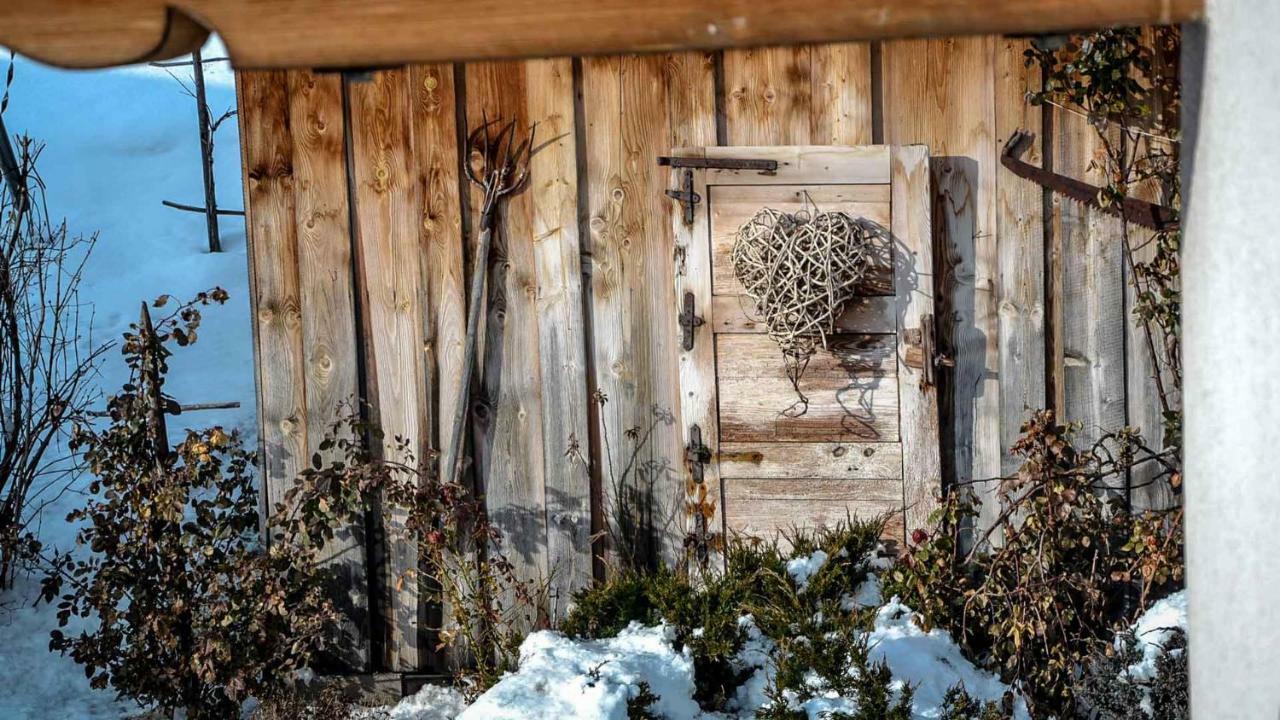 Stubaier Bauern Appartement Telfes im Stubai Buitenkant foto